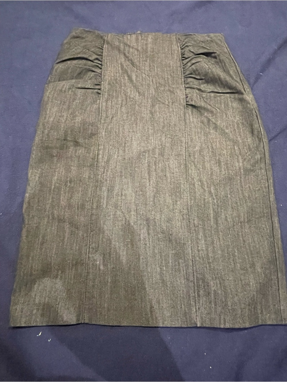 Tailored Gray Pencil Skirt - Women's Professional Staple